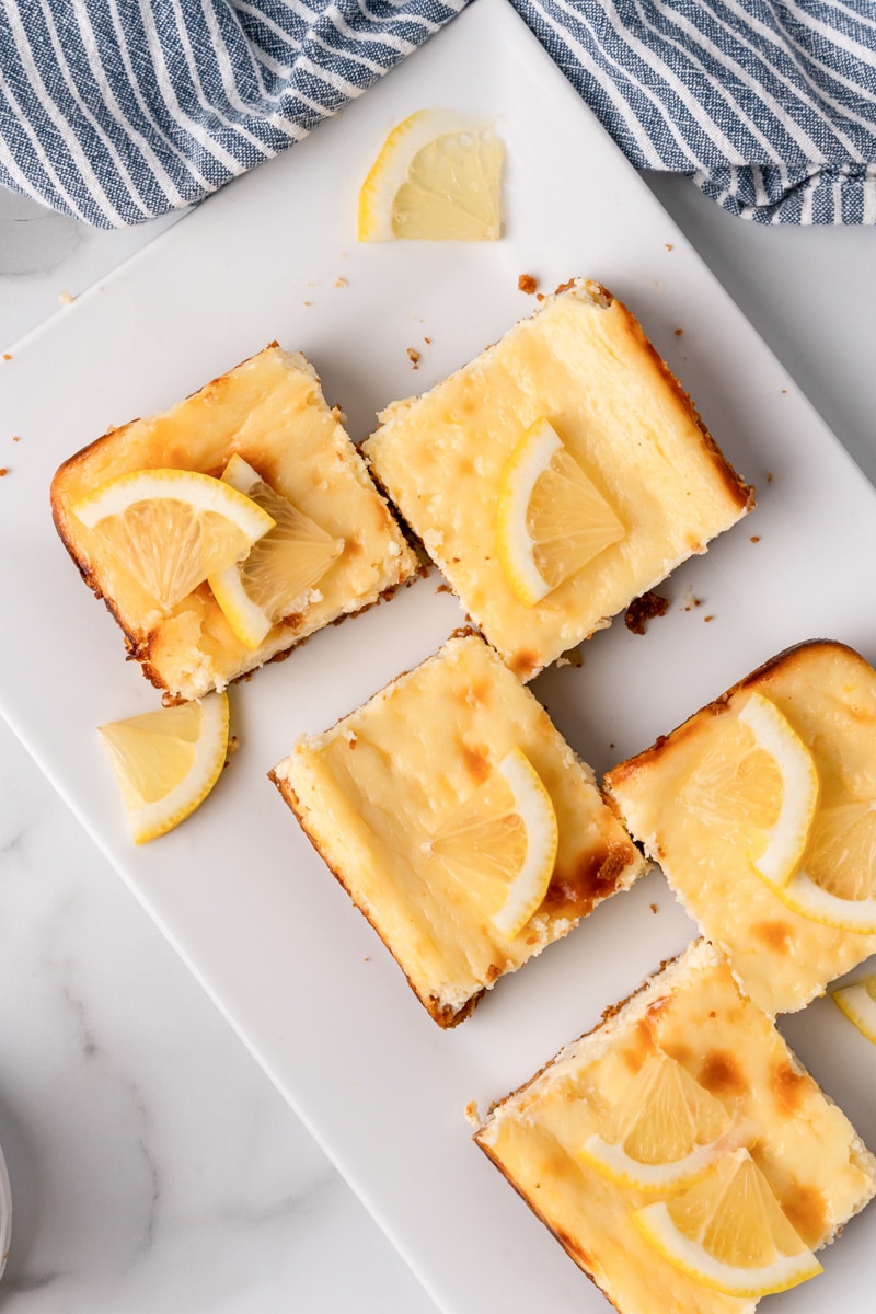 lemon cheesecake bars