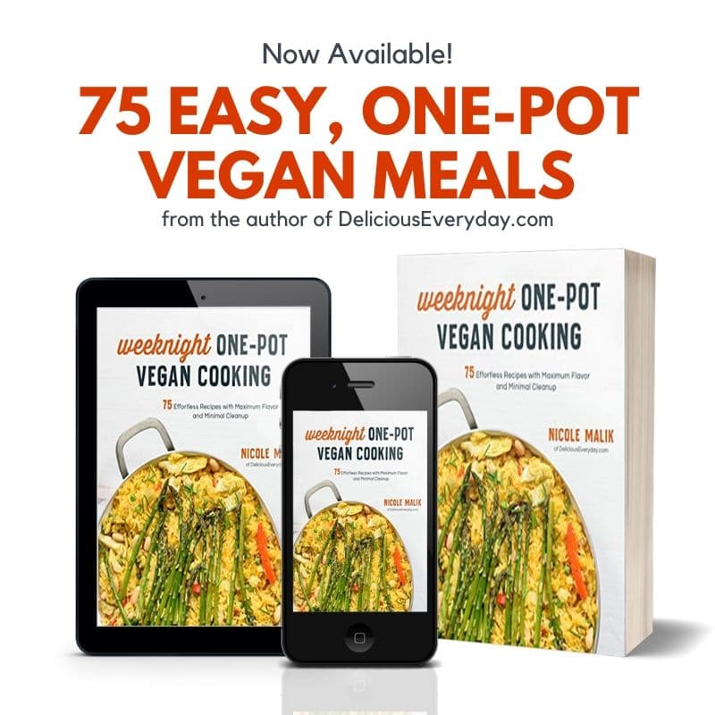 Weeknight One Pot Vegan Cooking cookbook by Nicole Malik