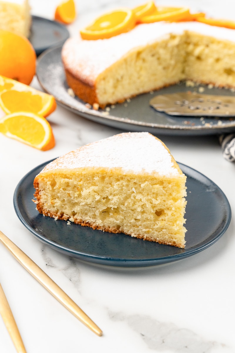 Orange Olive Cake - Fresh & Flavorful! - Oh My Veggies