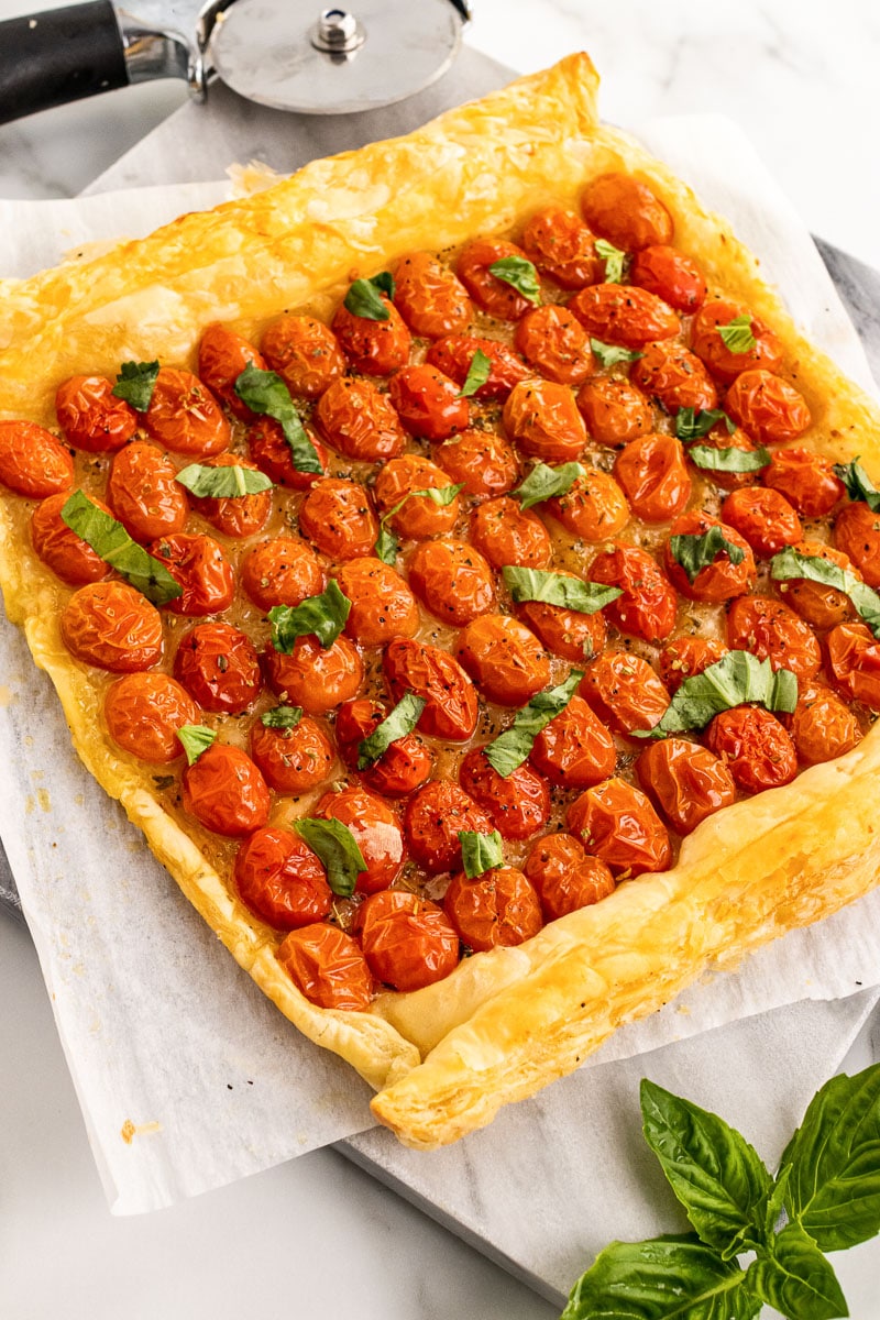 Puff Pastry Tomato Tart