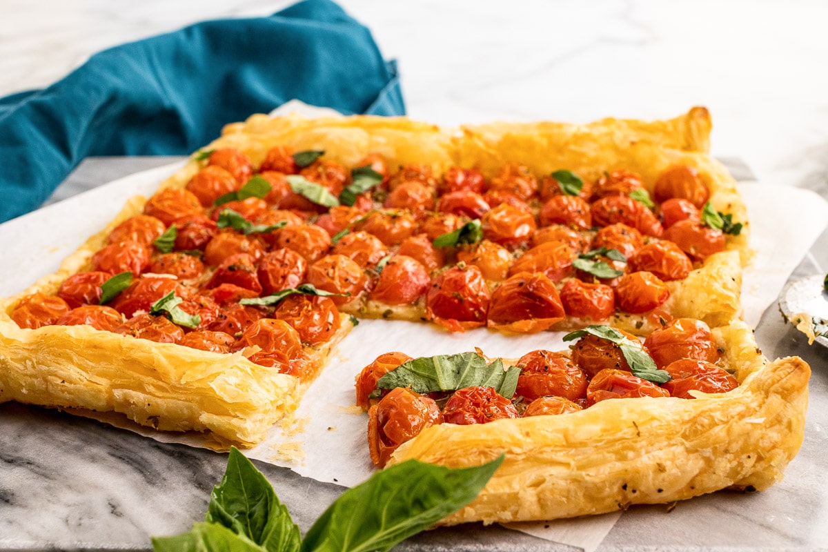 Puff Pastry Tomato Tart