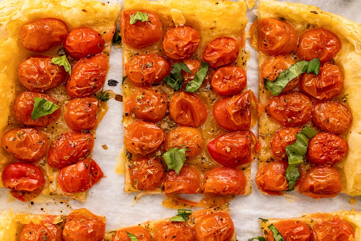 Puff Pastry Tomato Tart