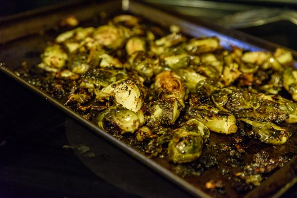 roasted balsamic brussel sprouts