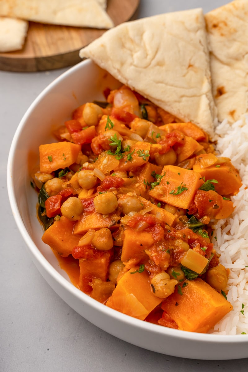 sweet potato chickpea curry