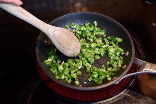 cooking jalapenos on the stovetop