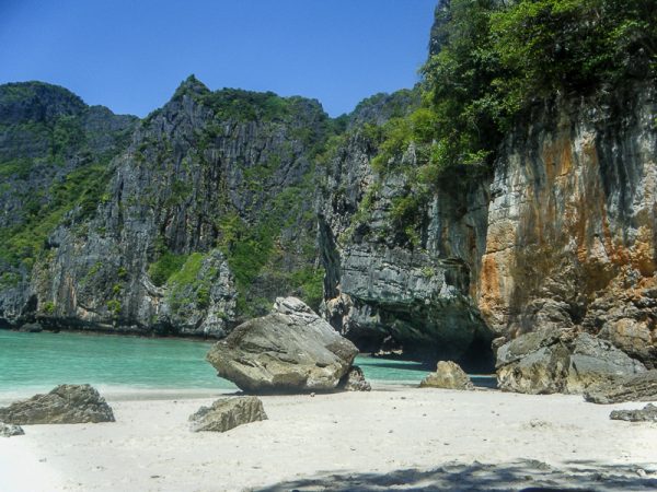 Krabi beaches in Thailand were an inspiration for this curry noodle recipe