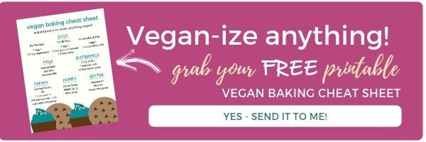 vegan substitutions cheat sheet