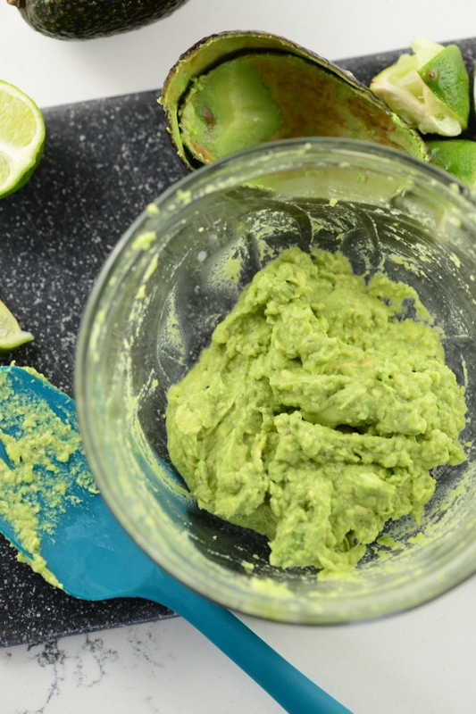 guacamole being prepared