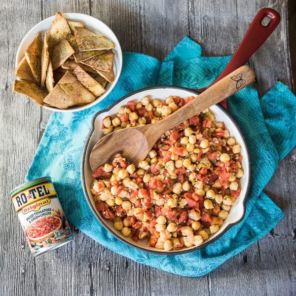 vegan chickpea tomato dip, sponsored