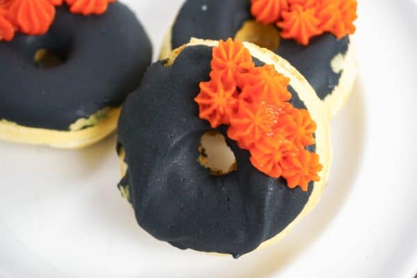 vegan donuts being served