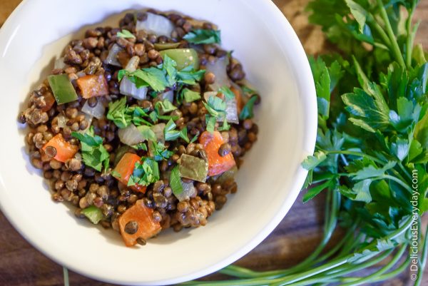 vegan lentil salad