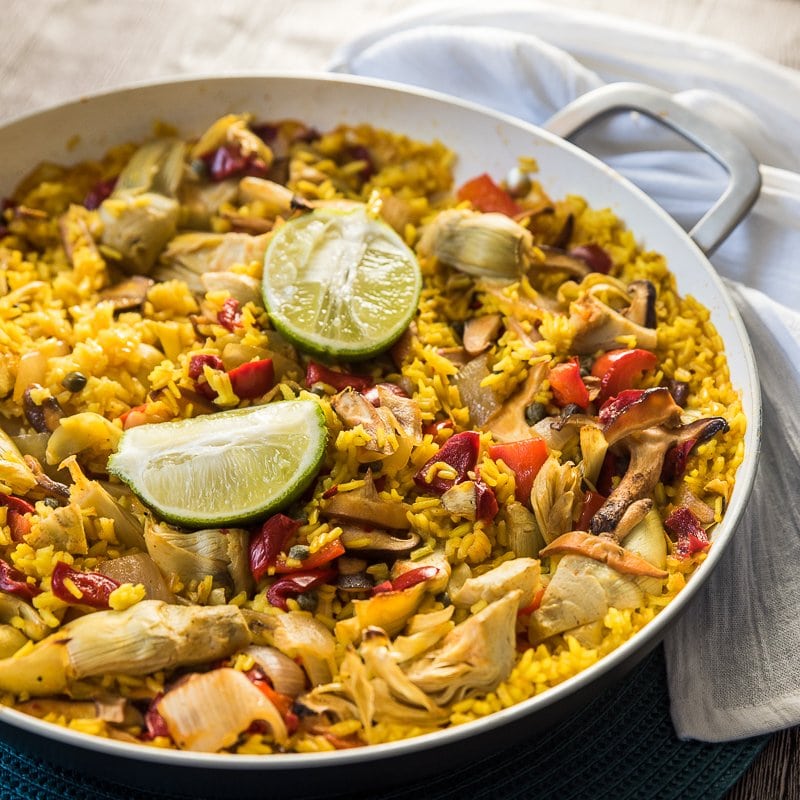 vegan paella recipe