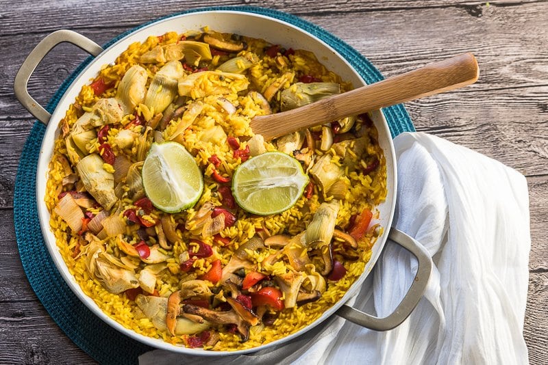 vegan paella