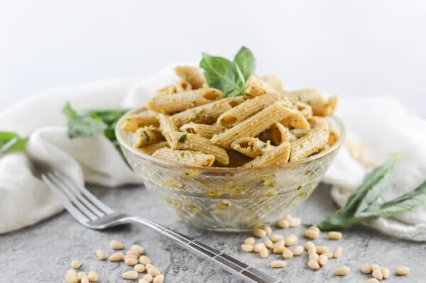 vegan pesto pasta