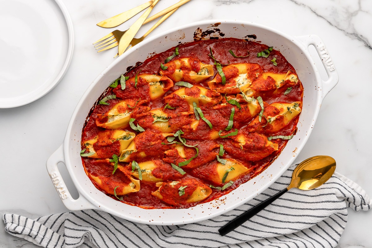 vegan stuffed shells recipe