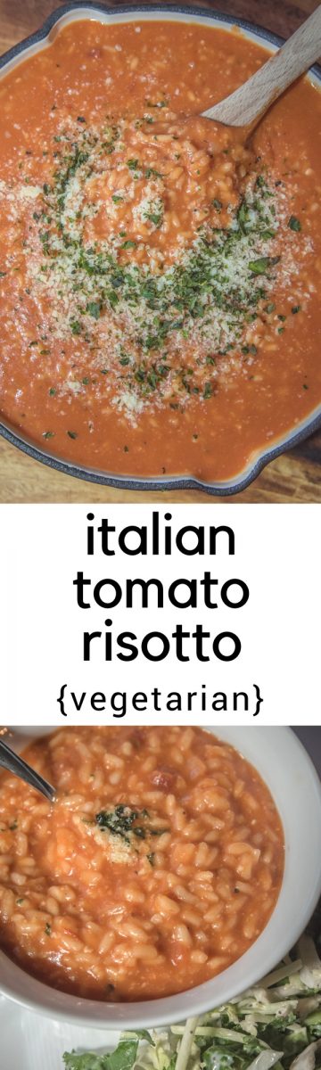 vegetarian tomato risotto
