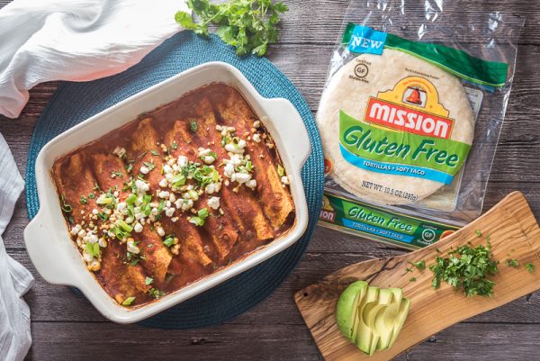 gluten free veggie enchiladas