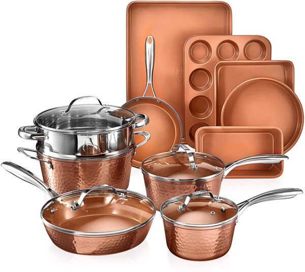 Induction Copper Optima Set, 11-Piece