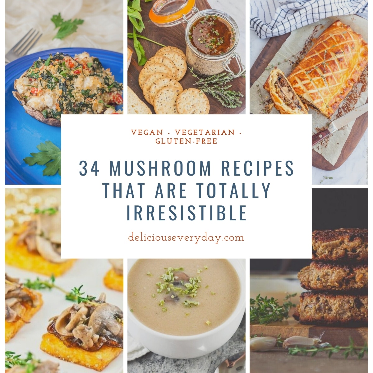 collection of mushroom recipes