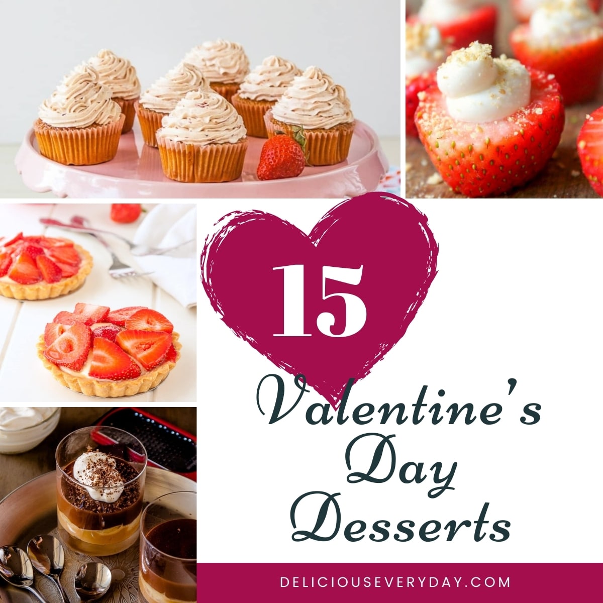 15 Valentine’s Day Desserts - Oh My Veggies