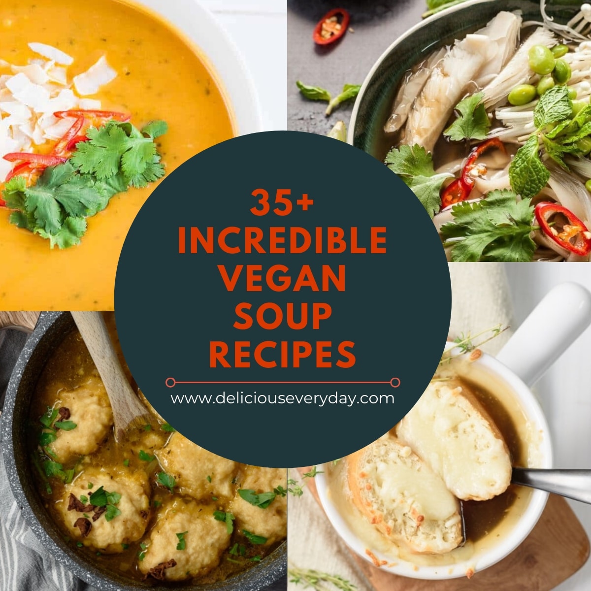 35+ Vegan Soup Recipes