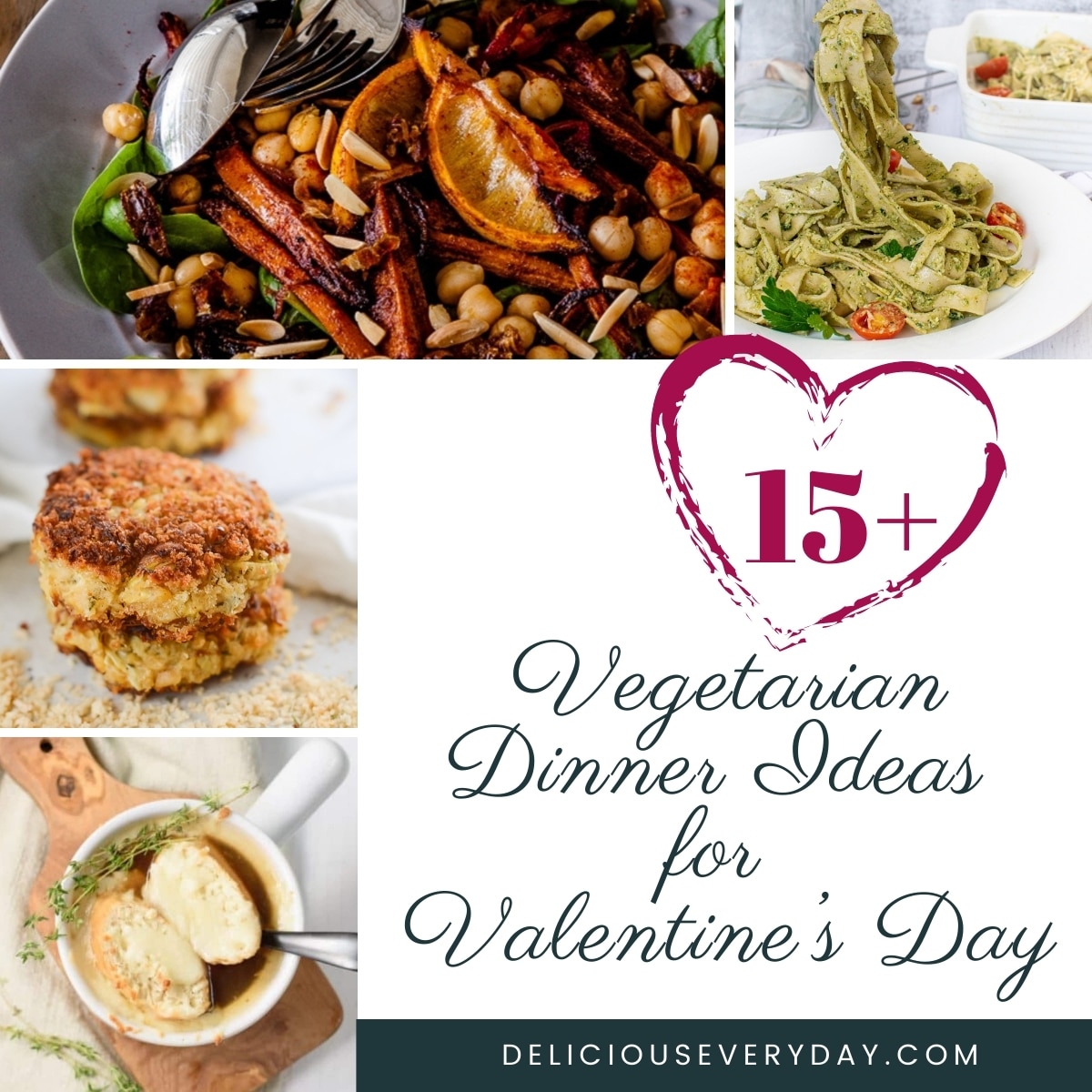 vegetarian Valentine's Day dinner recipes