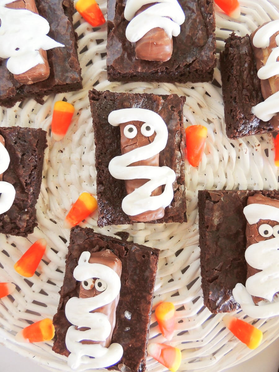 Halloween brownies