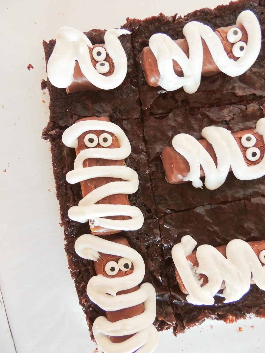 Halloween brownies