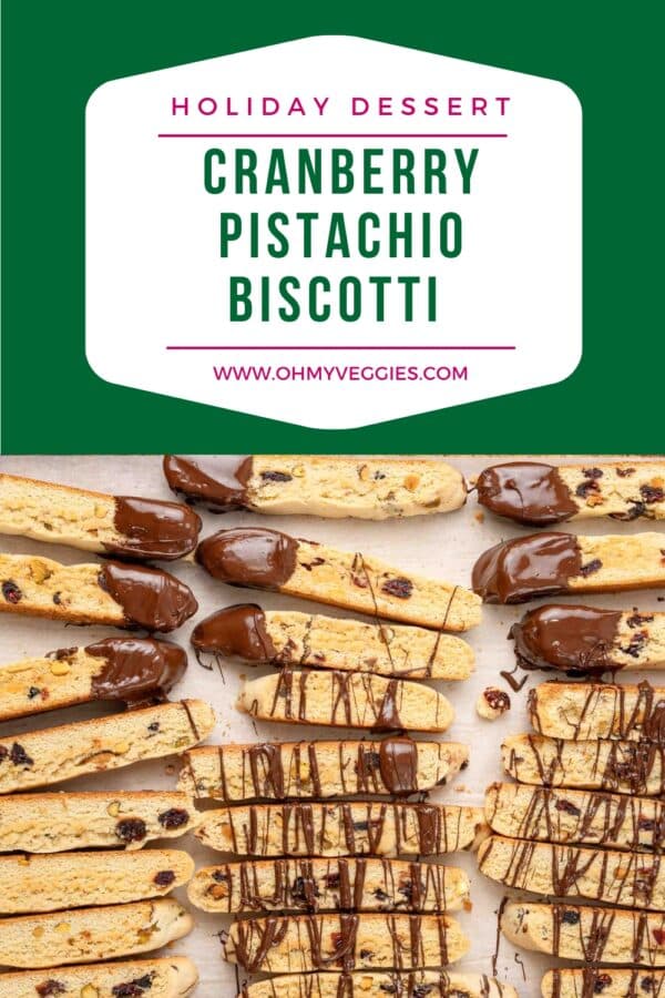 cranberry pistachio biscotti