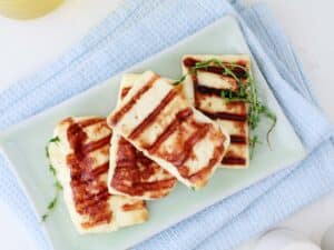how do you grill halloumi cheese?